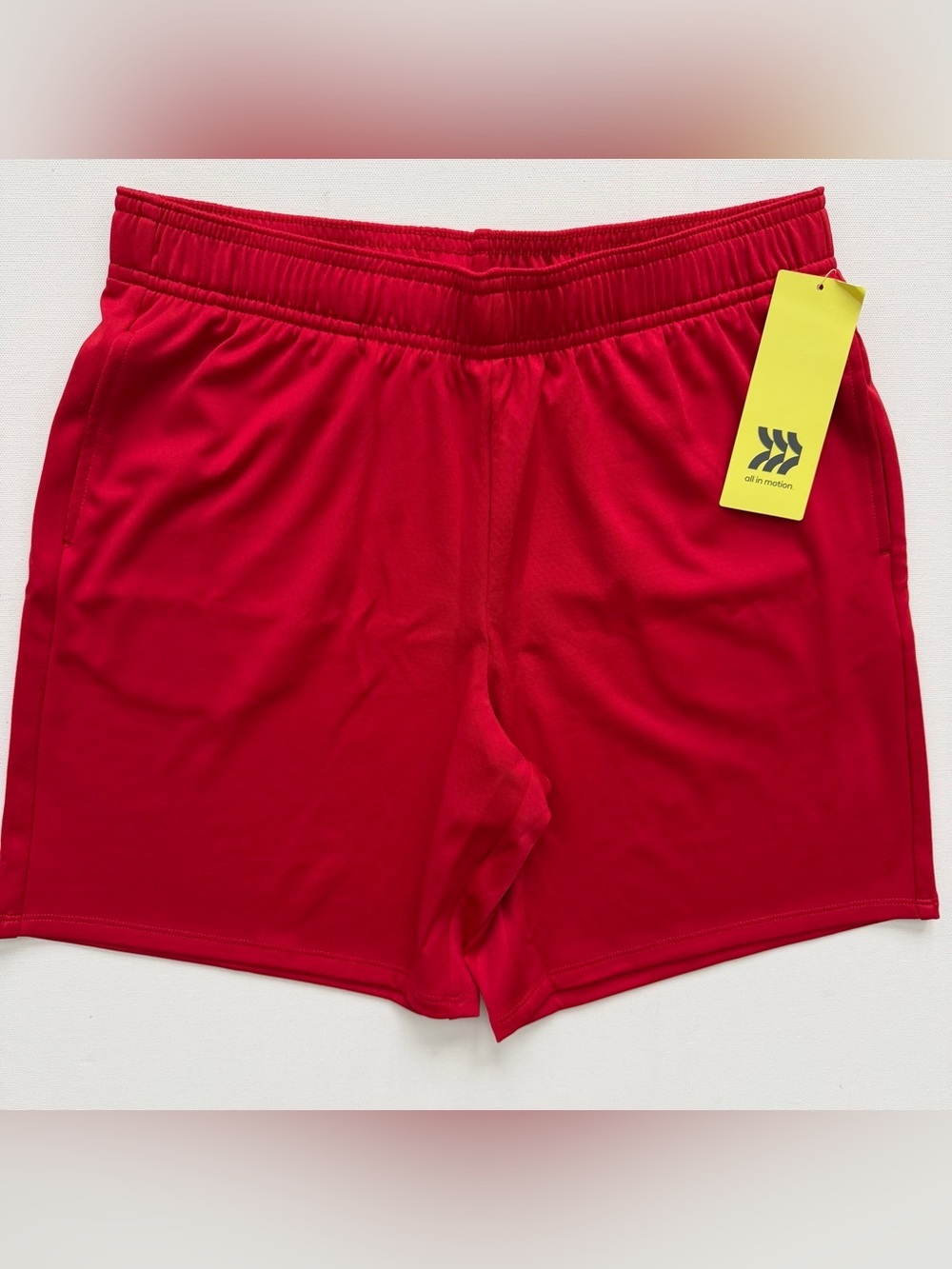 All In Motion Gym Shorts 6" Red Size XL (14)
